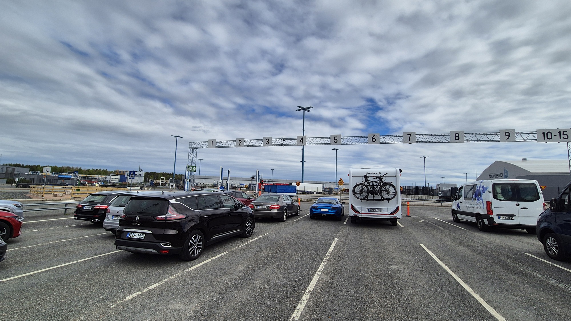 Alpine at Vuosaari harbour