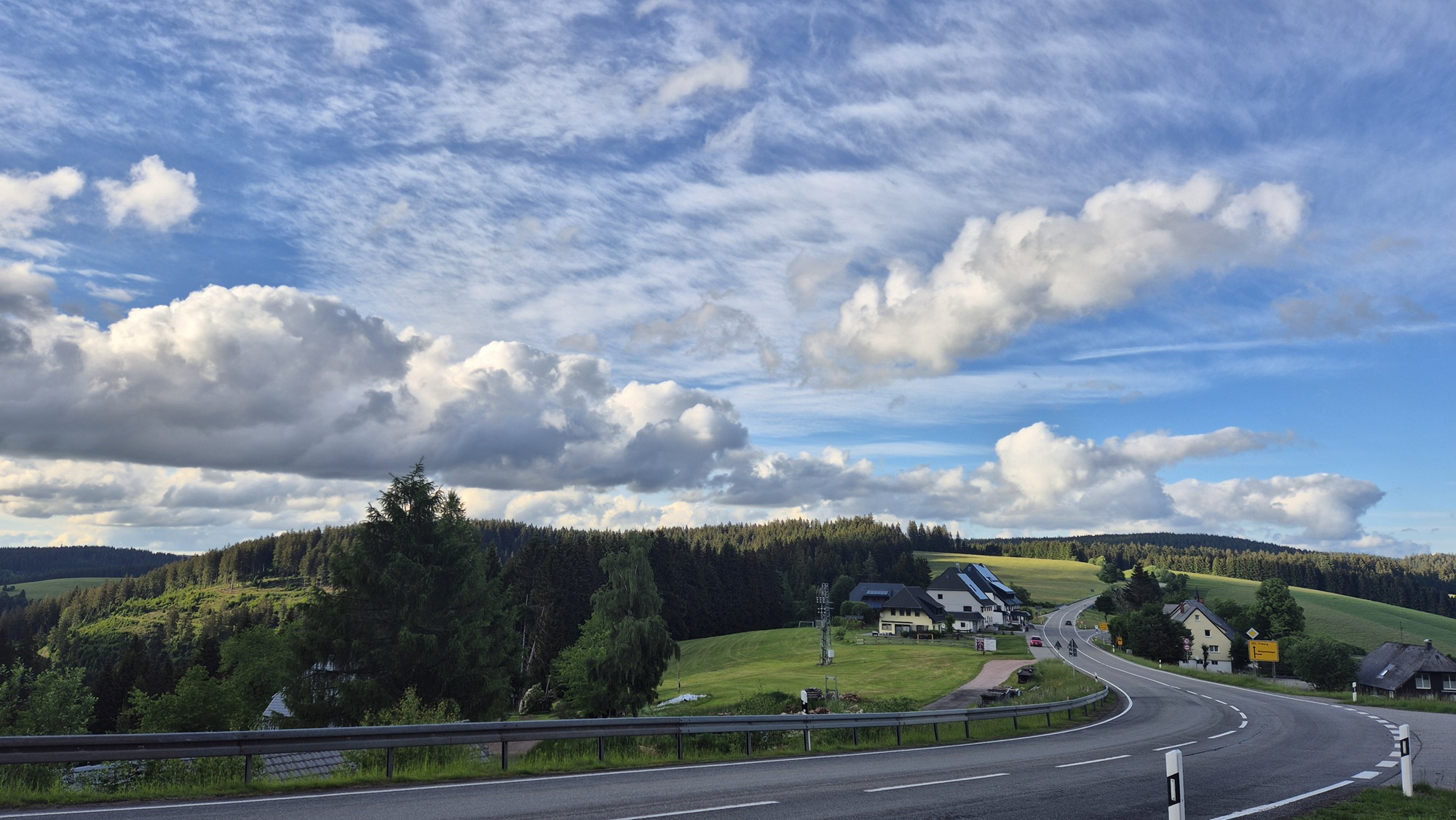 German roads in Black Forest