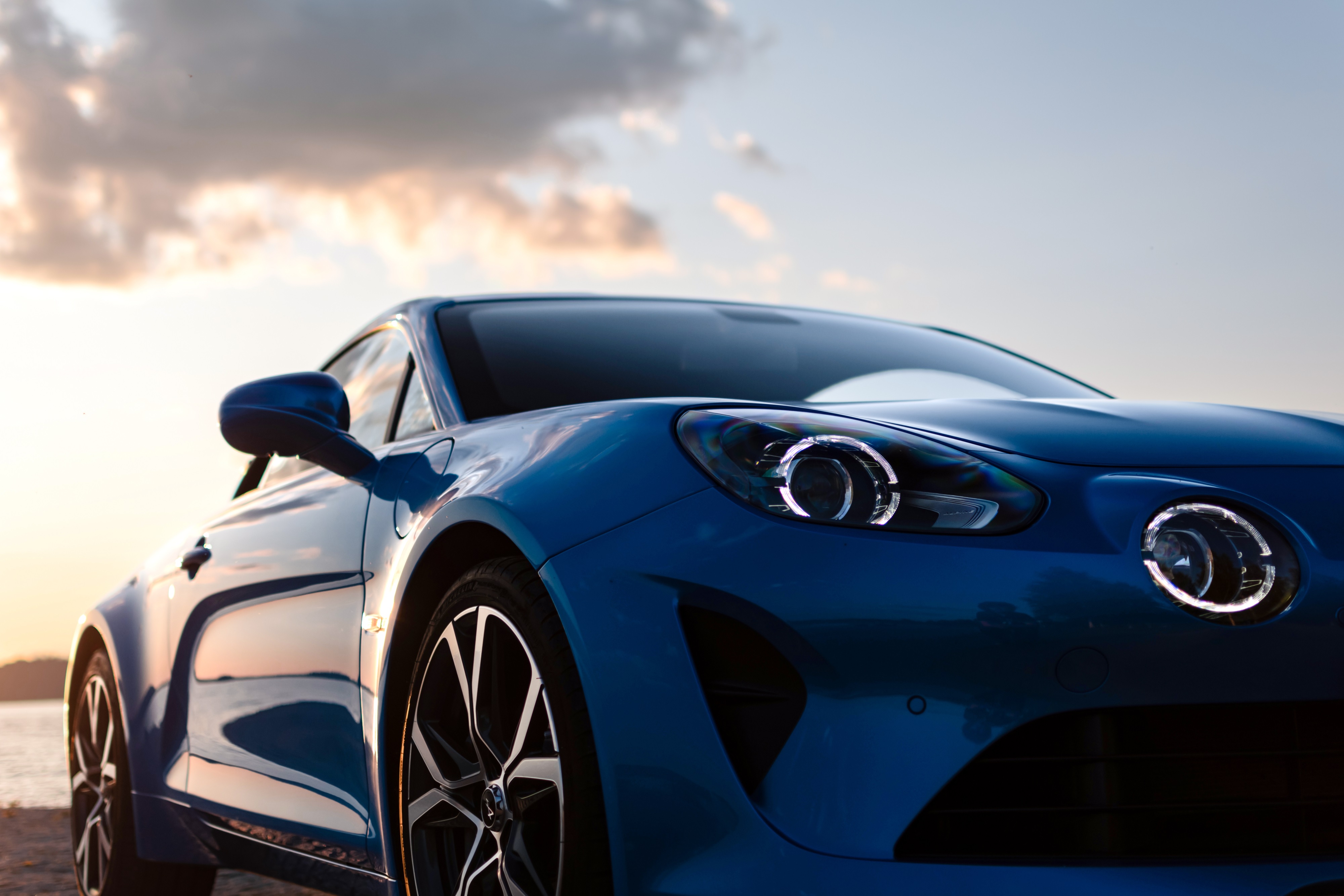 Alpine A110 front lights