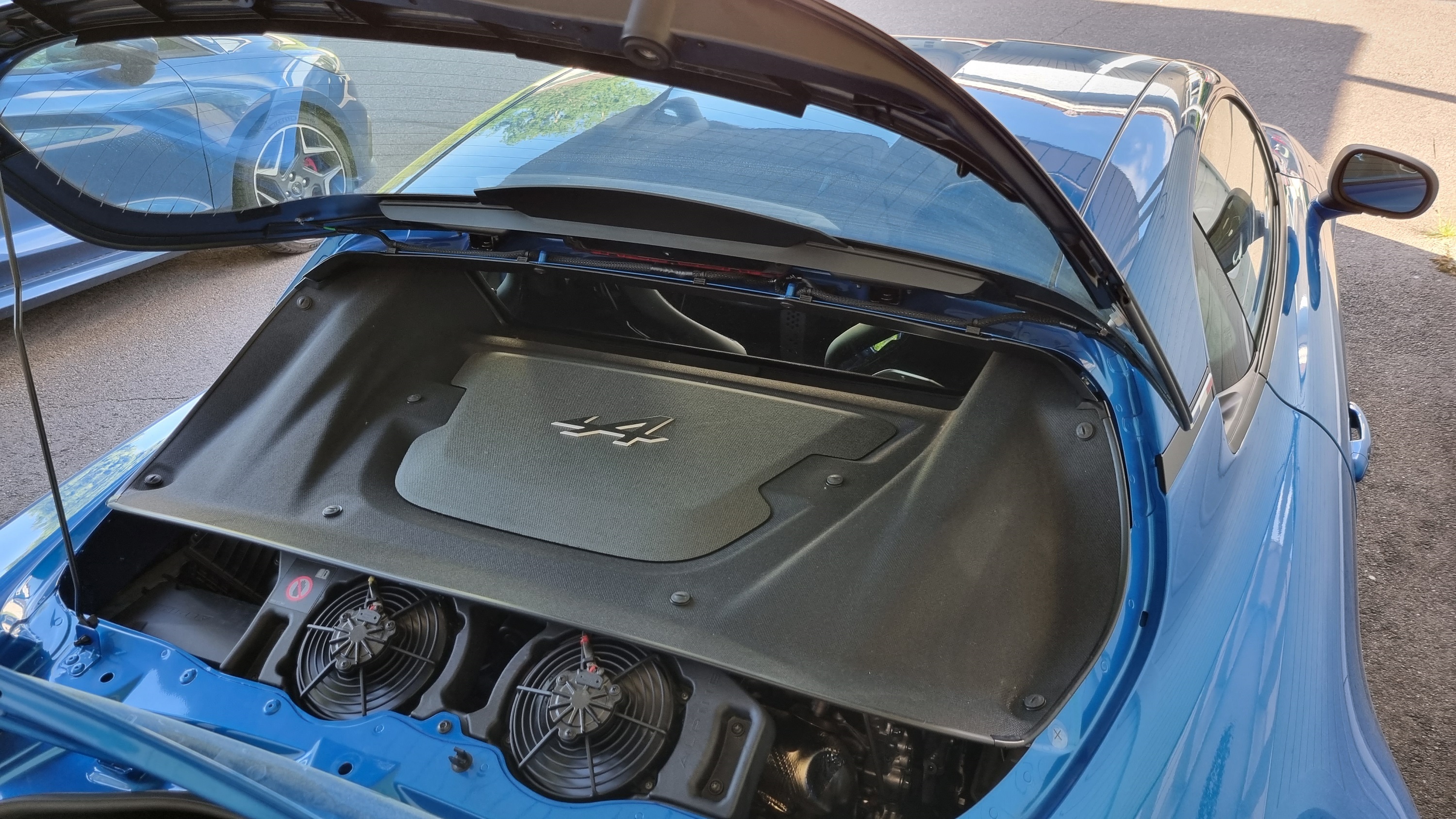 Alpine A110 engine bay