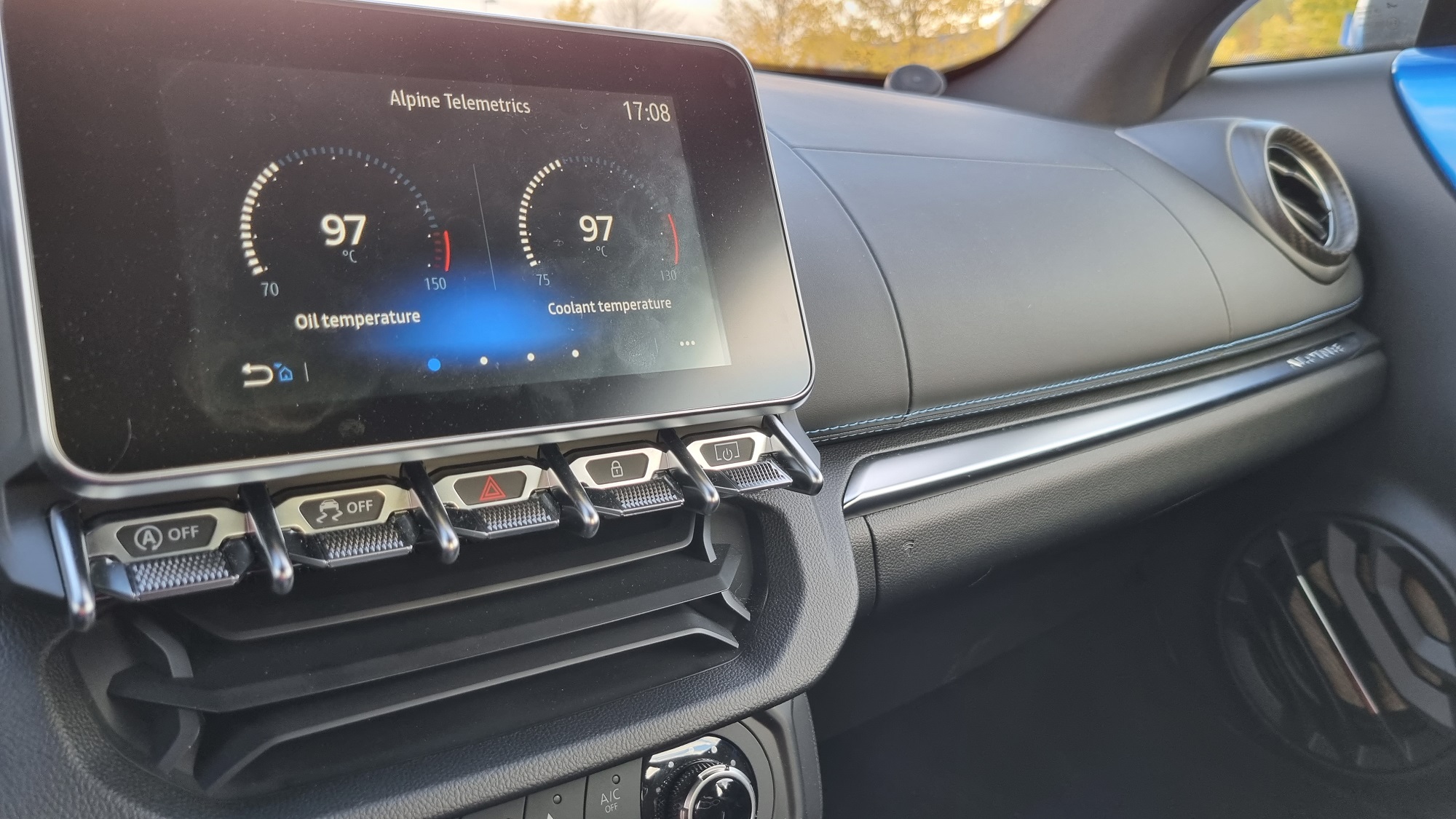 Alpine A110 ventilation