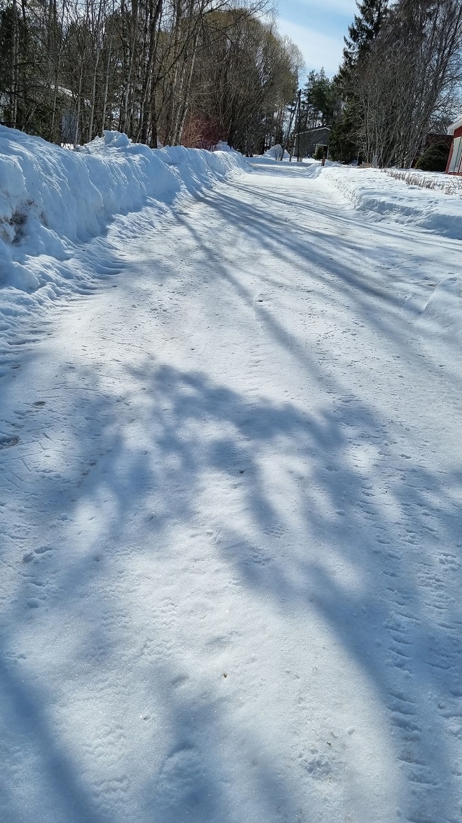 Snowy road