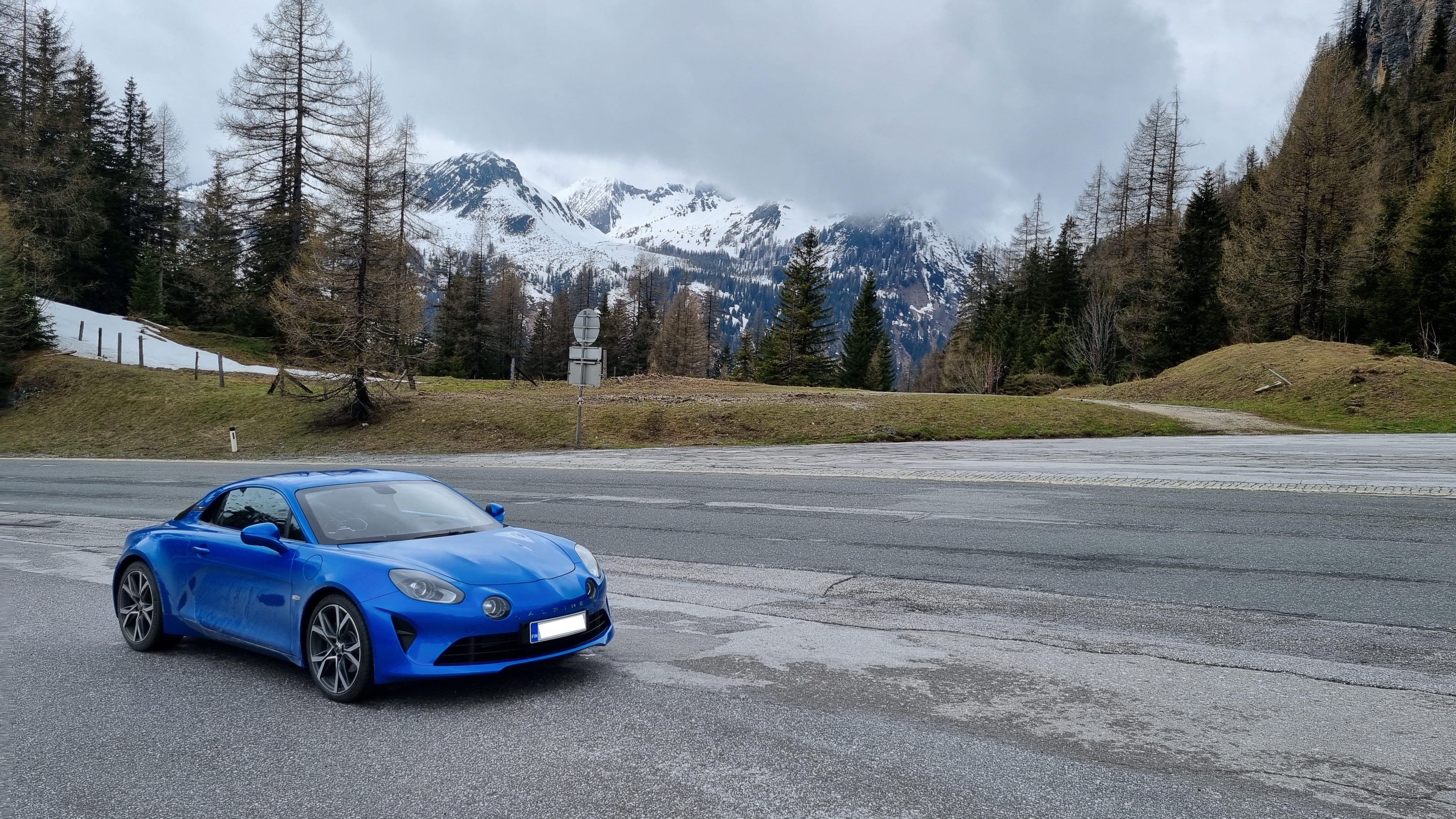 Alpine A110 in Obertauern