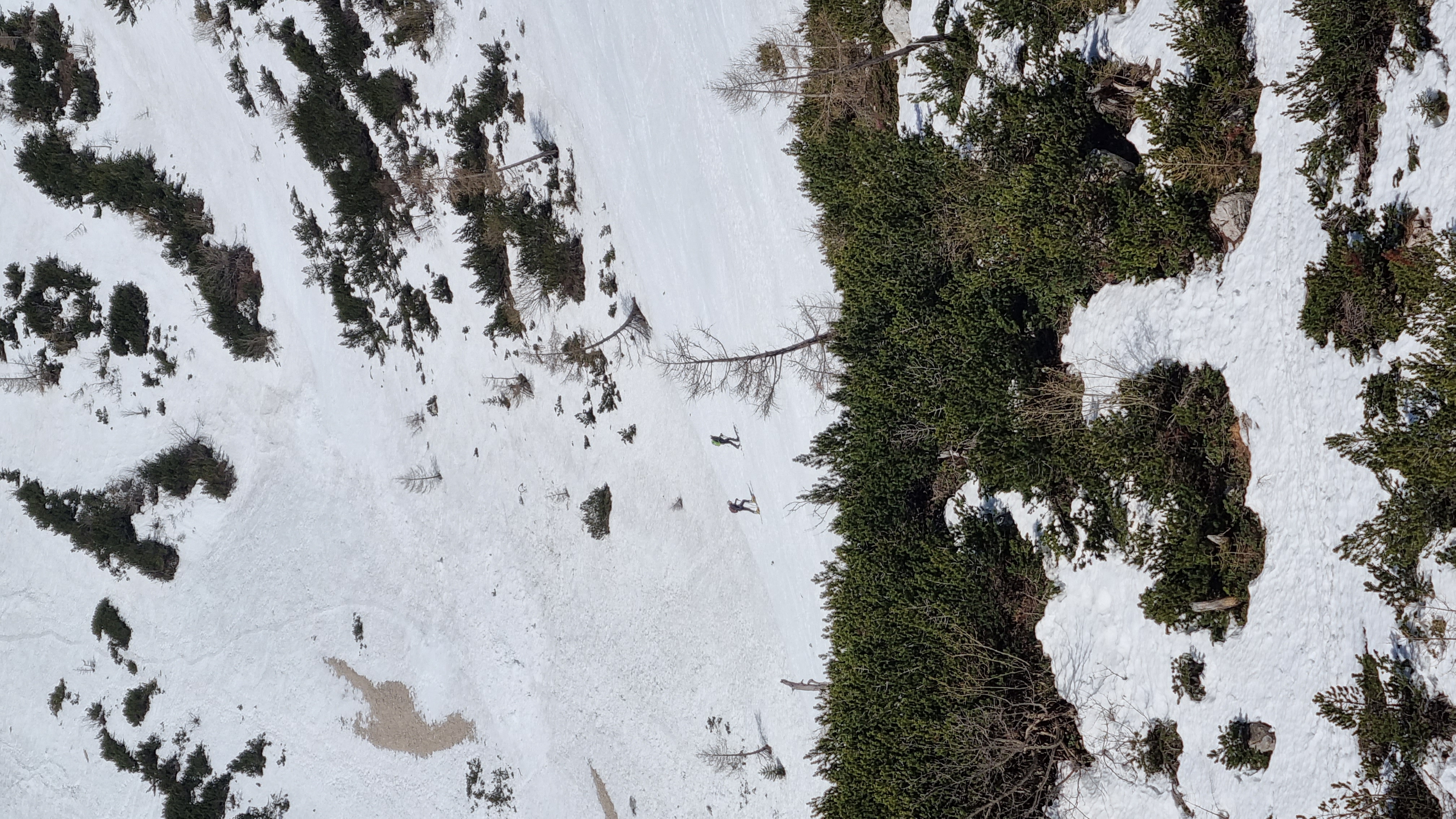 Vrsic Pass skiers