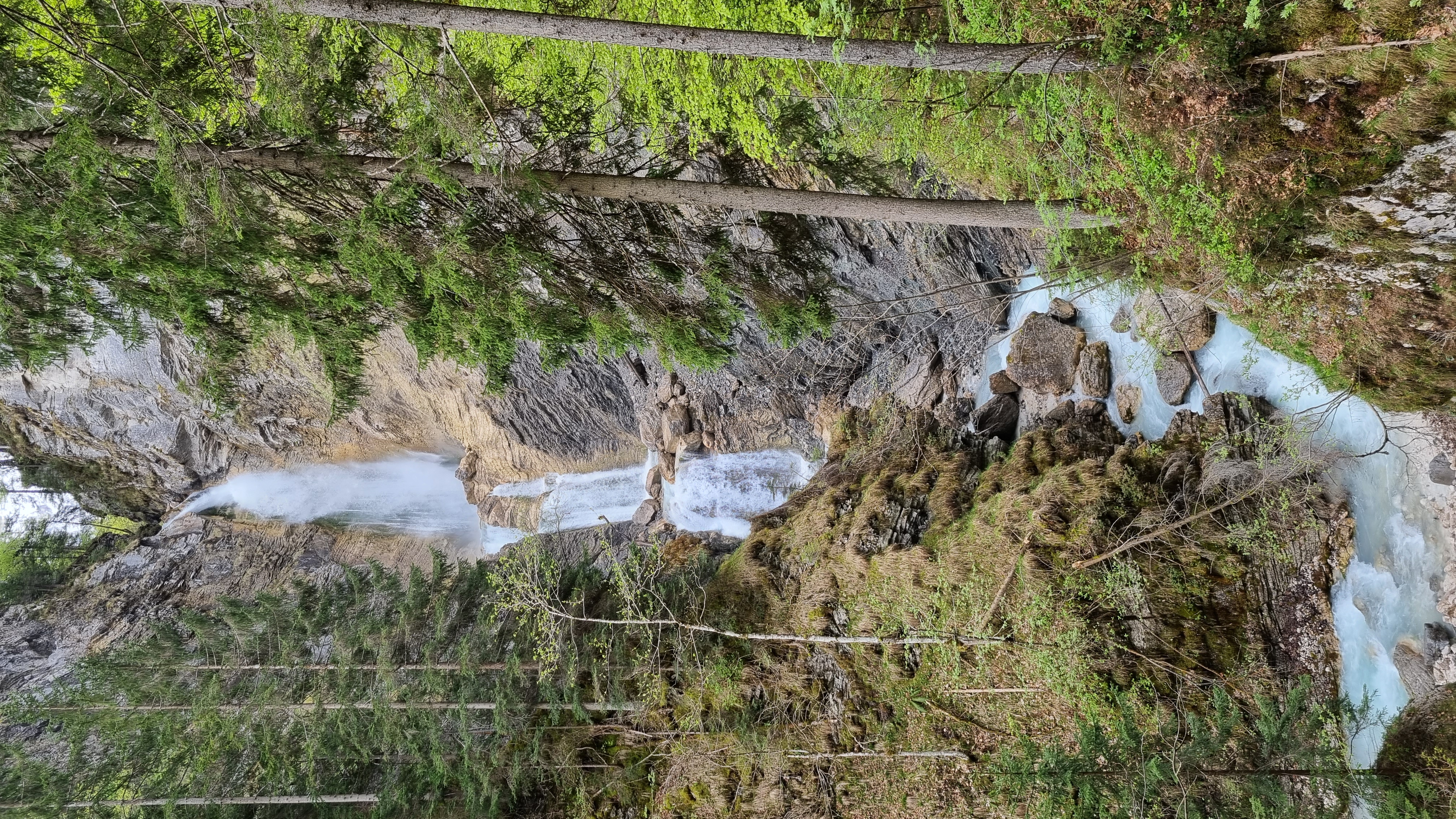Lower Martuljek Waterfall