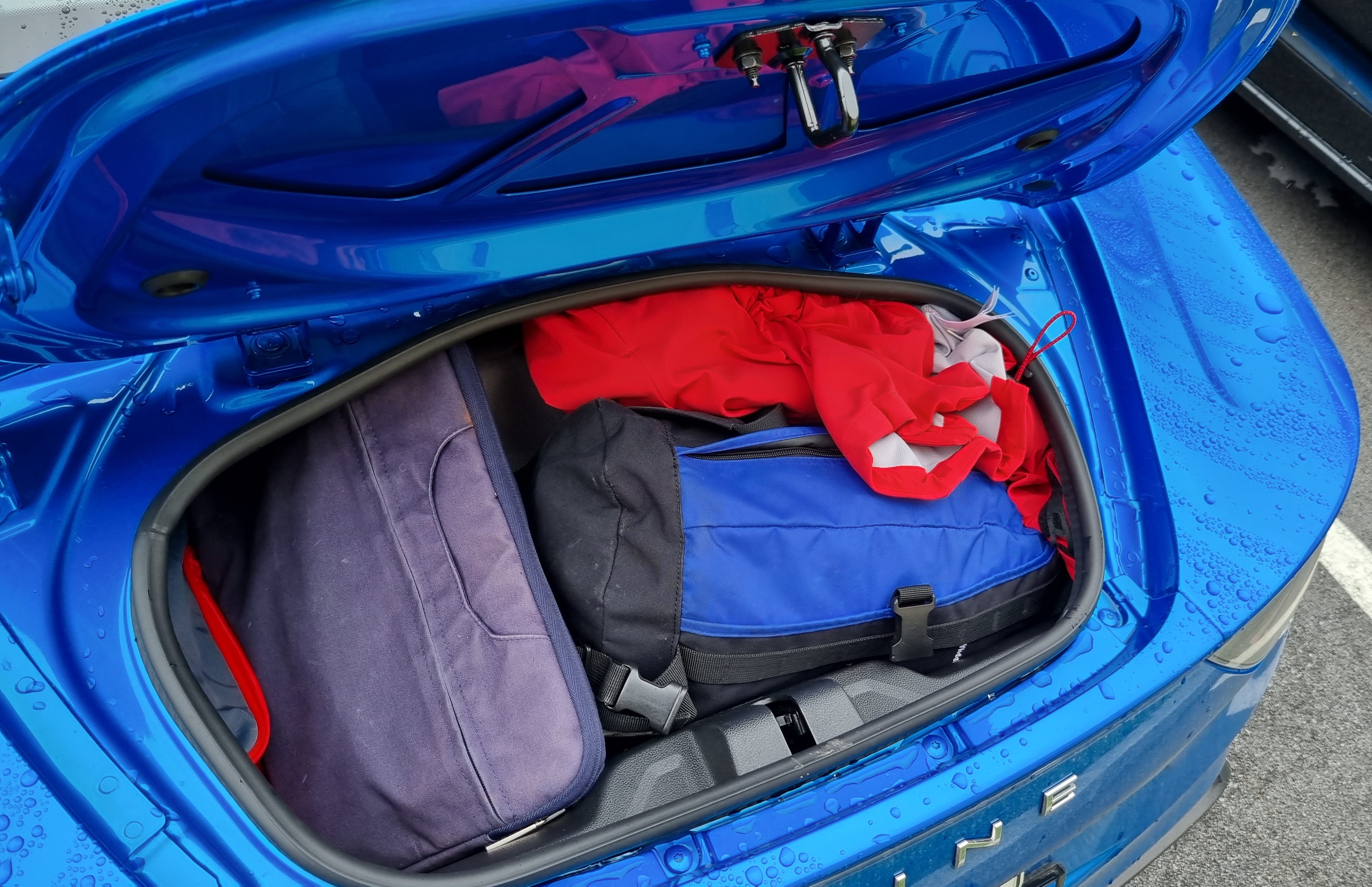 Alpine A110 rear trunk