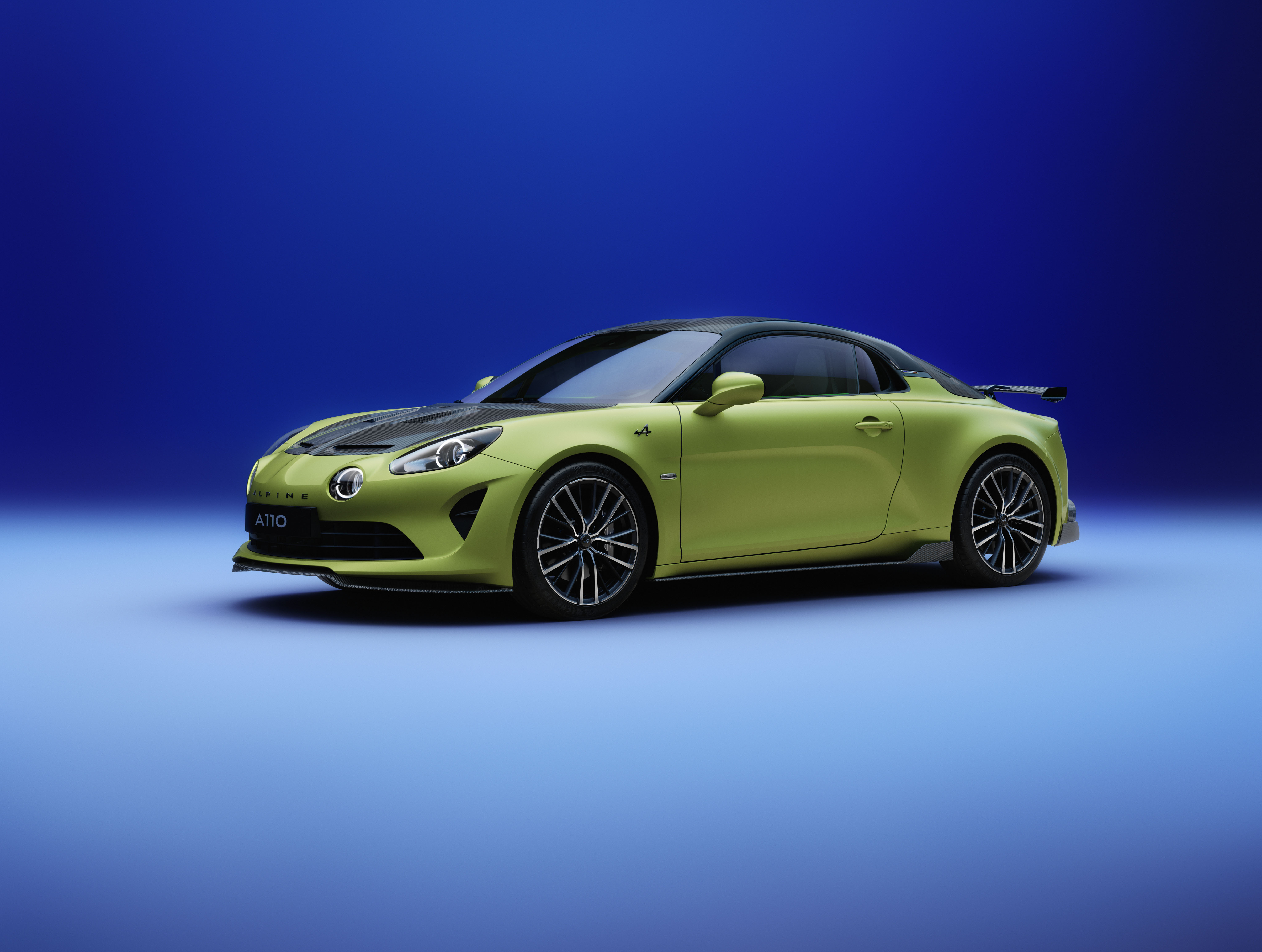 2024 Alpine A110 R Turini Matte Acid Green