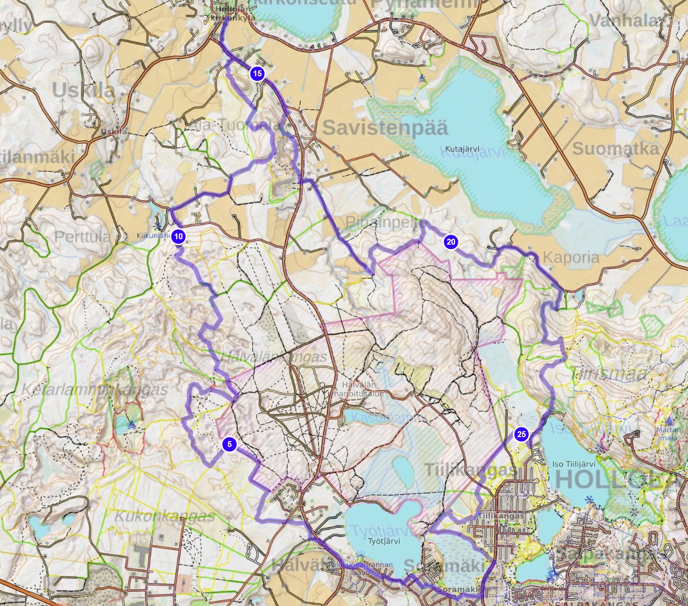 Ampuma-alueen kierto v1